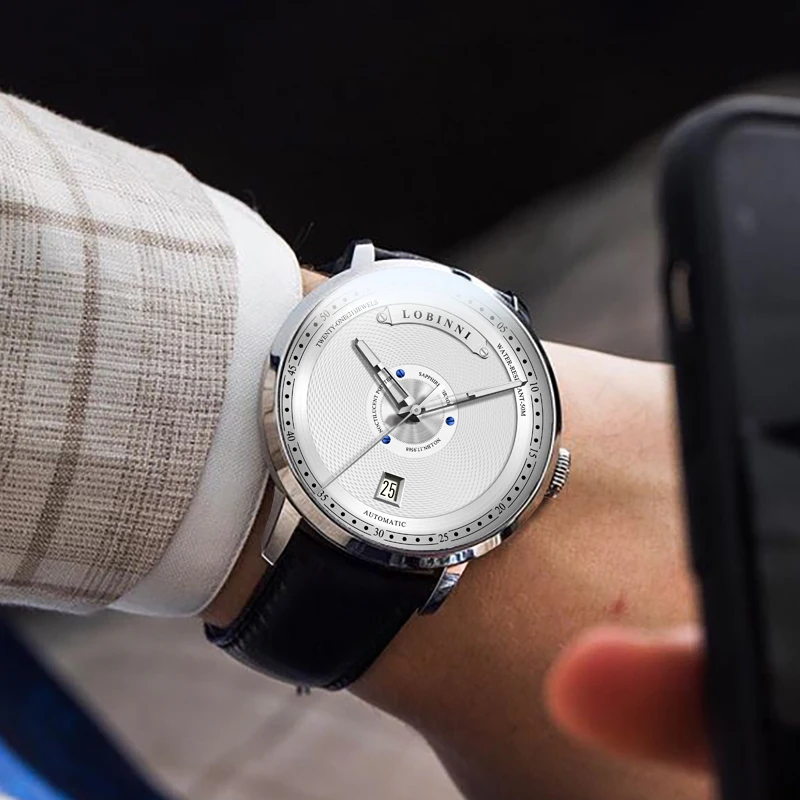 Switzerland LOBINNI Men Watch Luxury Brand Japan MIYOTA Auto Mechanical MOVT Men's Watches Sapphire