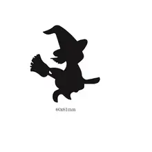 Хэллоуин ведьма металлические режущие штампы SHalloween ведьма металлический Трафарет DIY Скрапбукинг штамп для альбомов тиснение бумаги Ремесло Декор