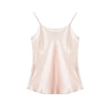 Шелк атлас камзол натуральный шелк Charmuse атласная ткань Блестящий Цвет шелковая ткань классическое женское нижнее белье большой размер летние топы