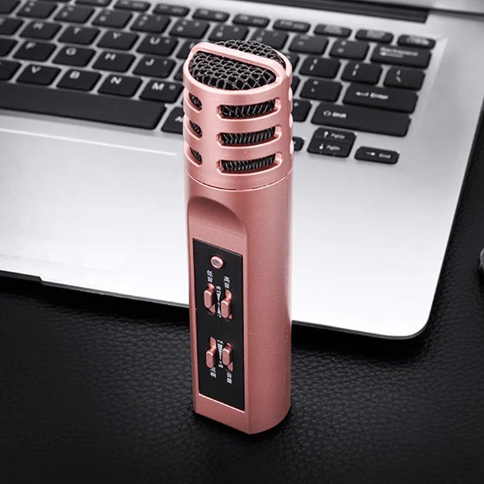 Excelvan микрофон F9 мобильный телефон микрофон ручной караоке микрофон USB KTV плеер Bluetooth динамик Запись музыки