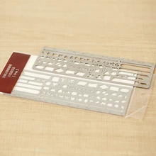 

diary decor Stainless steel web steel ruler cutout logo straight ruler