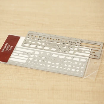 

Free shipping Stainless steel web steel ruler cutout logo straight ruler