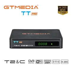 ТВ box DVB T2 цифровой ТВ ресивера DVB-T2 DVB-C MPEG-2/-4 H.264 Поддержка HDMI Декодер каналов кабельного телевидения + USB WI-FI для Германии Польша