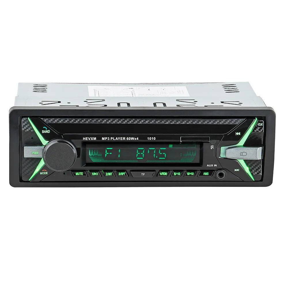 

2018 New Car Radio MP3 Transmitter Music Auto Audio Stereo 1 Din Car Bluetooth Vehicle MP3 Player Receiver Device Phone Charge