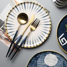 Японская ручная роспись, керамическая тарелка для стейка в западном стиле, Ретро стиль, тарелка для десерта, домашняя художественная посуда, тарелка, китайские тарелки
