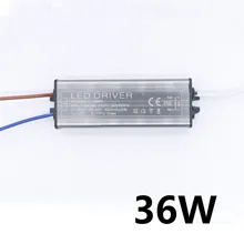 Светодиодный драйвер 600mA 36 Вт для Светодиодный источник питания s AC85-265V Трансформаторы освещения для наружного водонепроницаемого выхода 36-65 в