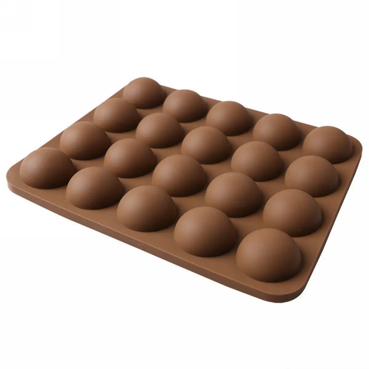 JX-LCLYL Silicone 20-Half Ball Chocolate Mould Fondant Cake Candy Decor Baking Tools