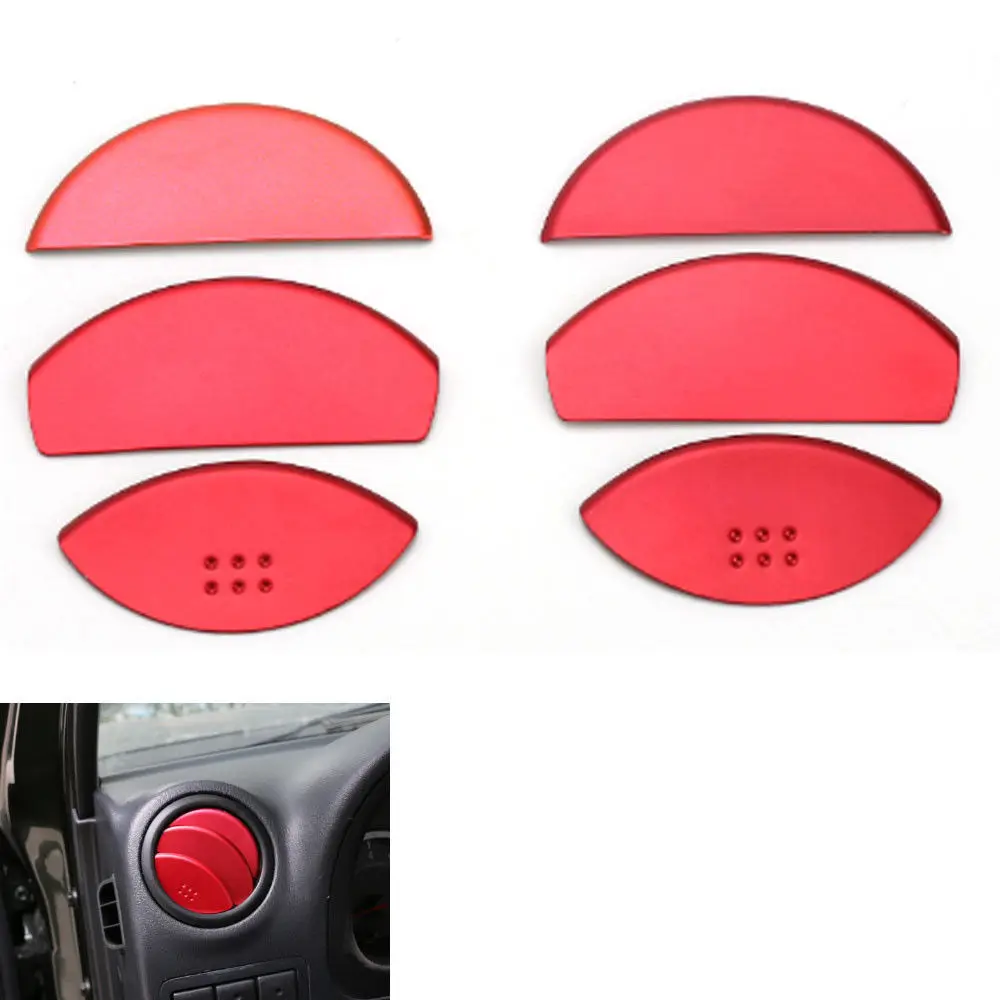 

Крышка для вентиляционного отверстия автомобильного кондиционера BBQ @ FUKA, отделка, блестки, алюминиевый сплав, A/C выход, Декор, Стайлинг автомобиля для Suzuki Jimny 2007-15