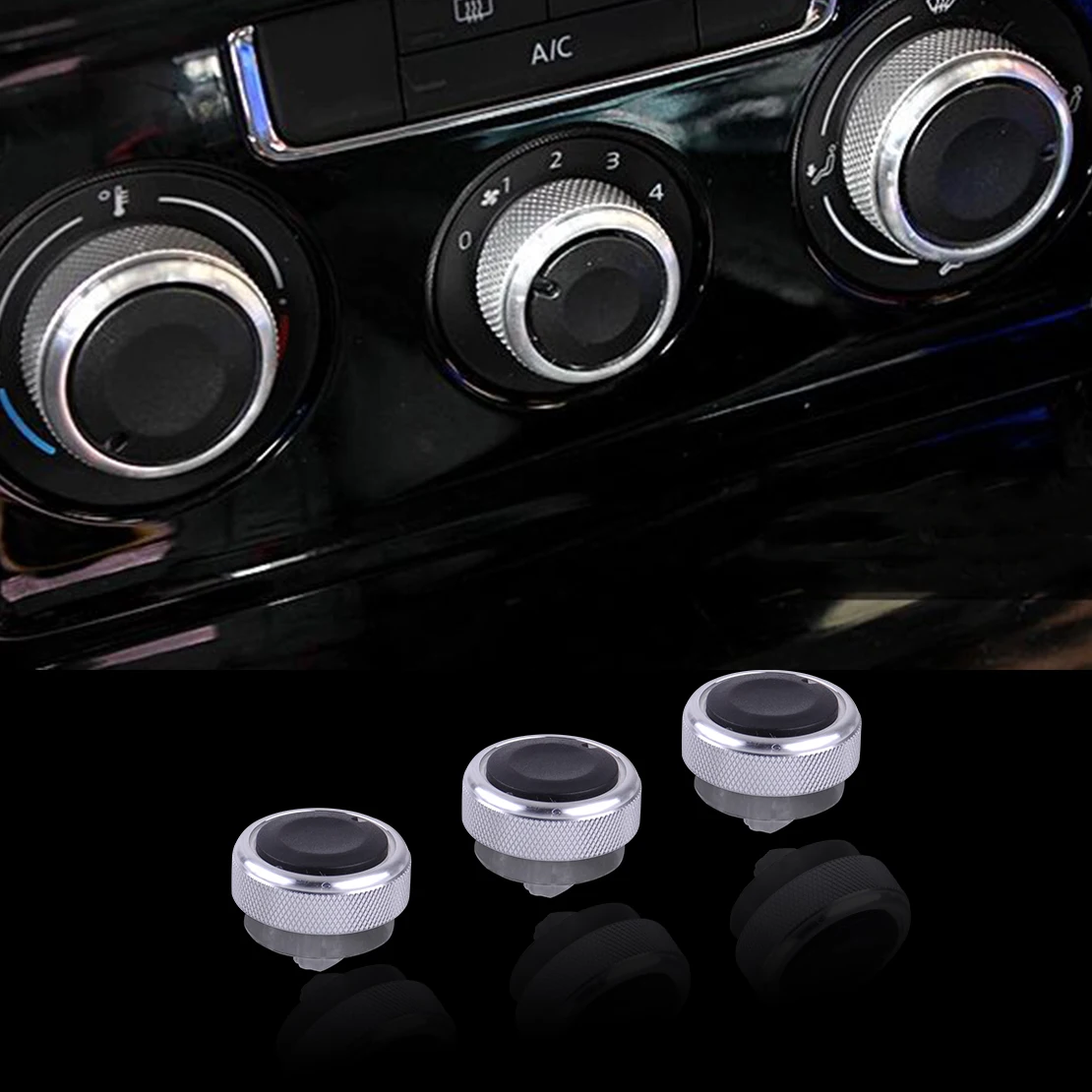 

CITALL 3X Side Air Condition AC Heat Control Switch Knob Button for Ford Focus 2005 2006 2007 2008 2009 2010 2011 2012 2013 2014