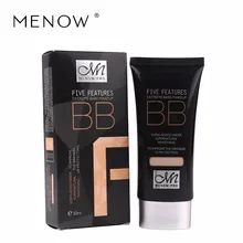 M n Menow Brand UV Protection Moisturizing BB Cream 70g Supernatural Makeup Moisturizing Nourishing Whitening BB