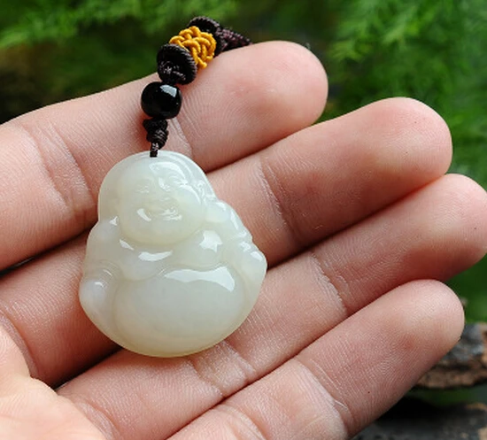 DYY 1117 + Hetian jade кулон Maitreya Buddha|buddha maitreya|buddha pendantbuddha pendant |