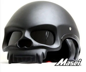 Fashion Masei Skull Half Face Helmet 