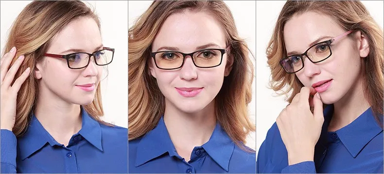 Компьютерные очки для коррекции зрения в оправе женские очки для мужчин оправы для очков очки с прозрачными линзами оптического волокна