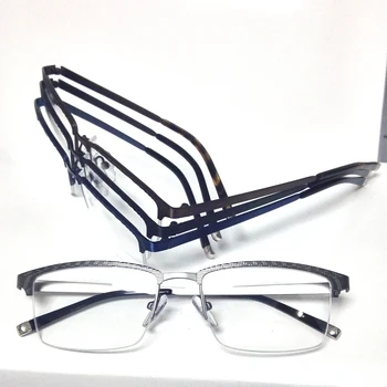

S10013 Light titanium Design HALF glasses Frame Men Optical Glasses Spectacle Frame Armacao Oculos de For Prescription optical