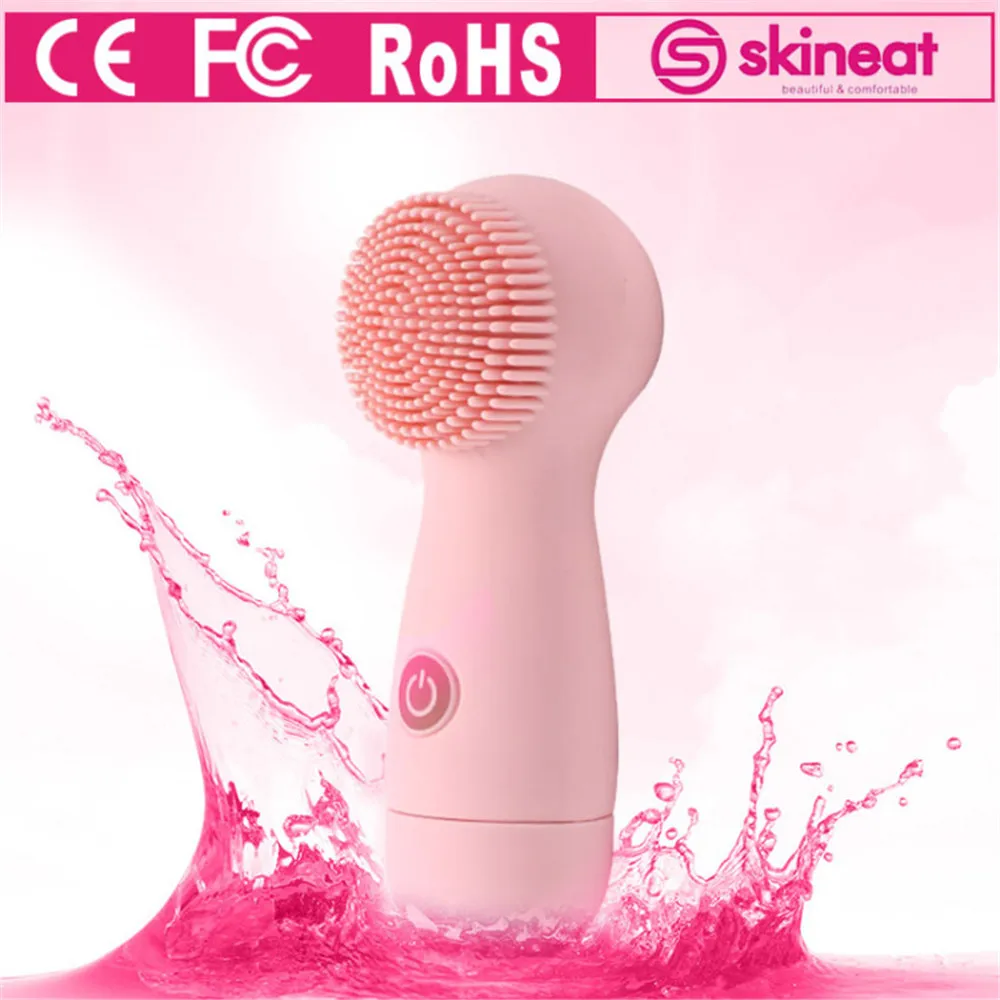 

skineat beautiful design suitable for women silicone acne remover electric facial cleanser