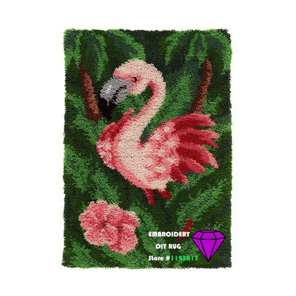 

Needlework baby carpet diy carpets and rugs Kit handmade mats Rug patchwork Embroidery custom floor carpet 52*38cm