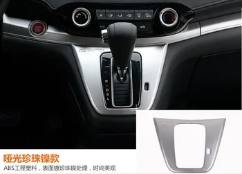 

1 PC Luxury ABS Chrome Gear Shift Knob Sticker Panel Frame Protector Cover Trim For Honda CR-V 2012-2015 Car Styling Accessories