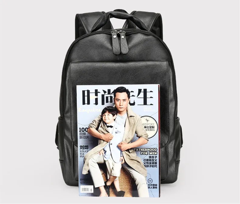 Кожаный мужской рюкзак, рюкзаки, черные рюкзаки, мужской модный рюкзак, школьные сумки, черный рюкзак, деловые сумки для ноутбука
