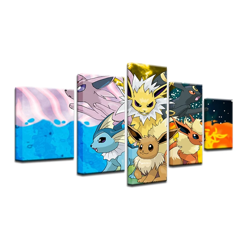 JCYMC Leinwand Bild Pokemon Cartoon Anime Modulare Bilder Wandkunst Wohnkultur Kw44T 40X60Cm Rahmenlos JCYMC Leinwand Bild Pokemon Cartoon Anime Modulare Bilder Wandkunst Wohnkultur Kw44T 40X60Cm Rahmenlos