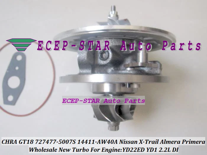 GT1849V 727477-5006S 727477-5007S 727477 14411-AW40A Turbo CHRA Cartridge For NISSAN X-Trail Almera Primera YD22ED YD1 2.2L DI (4)