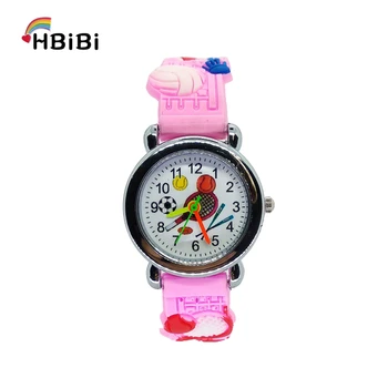 

Cartoon Tennis racket Kids Watches Girls Boys Students Clock Children Outdoor sports Quartz Wristwatches basketball Child watch