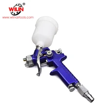 Мини ручка распылитель воздуха распылитель пистолет Живопись пистолет HV-2000 100cc H-2000P HVLP низкая Давление покраска автомобиля пистолет