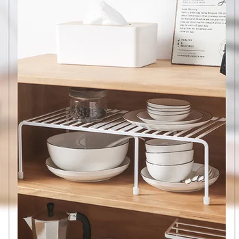 

Iron Retractable Storage Shelf Storage Rack Holder Countertop Organizer Kitchen Storage for Spice Jars Tableware Sundries Store
