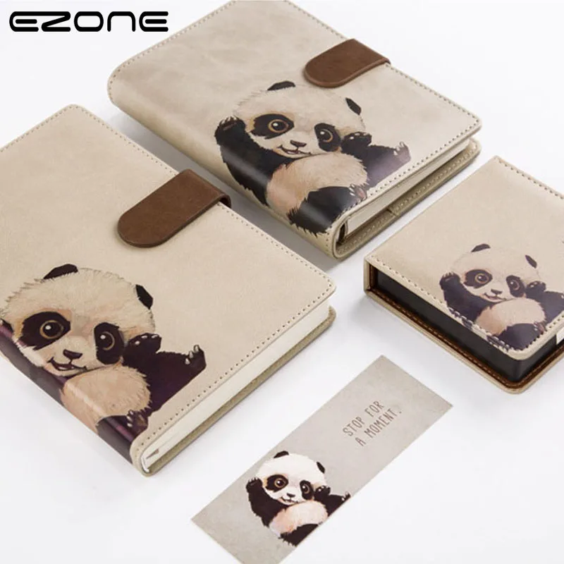 

EZONE Creative Memo Pad Cute Kawaii Animals Printed Elk/Panda/Dog/Cat Notebook Planner Notepad Post Ii Bookmark Office Supplies
