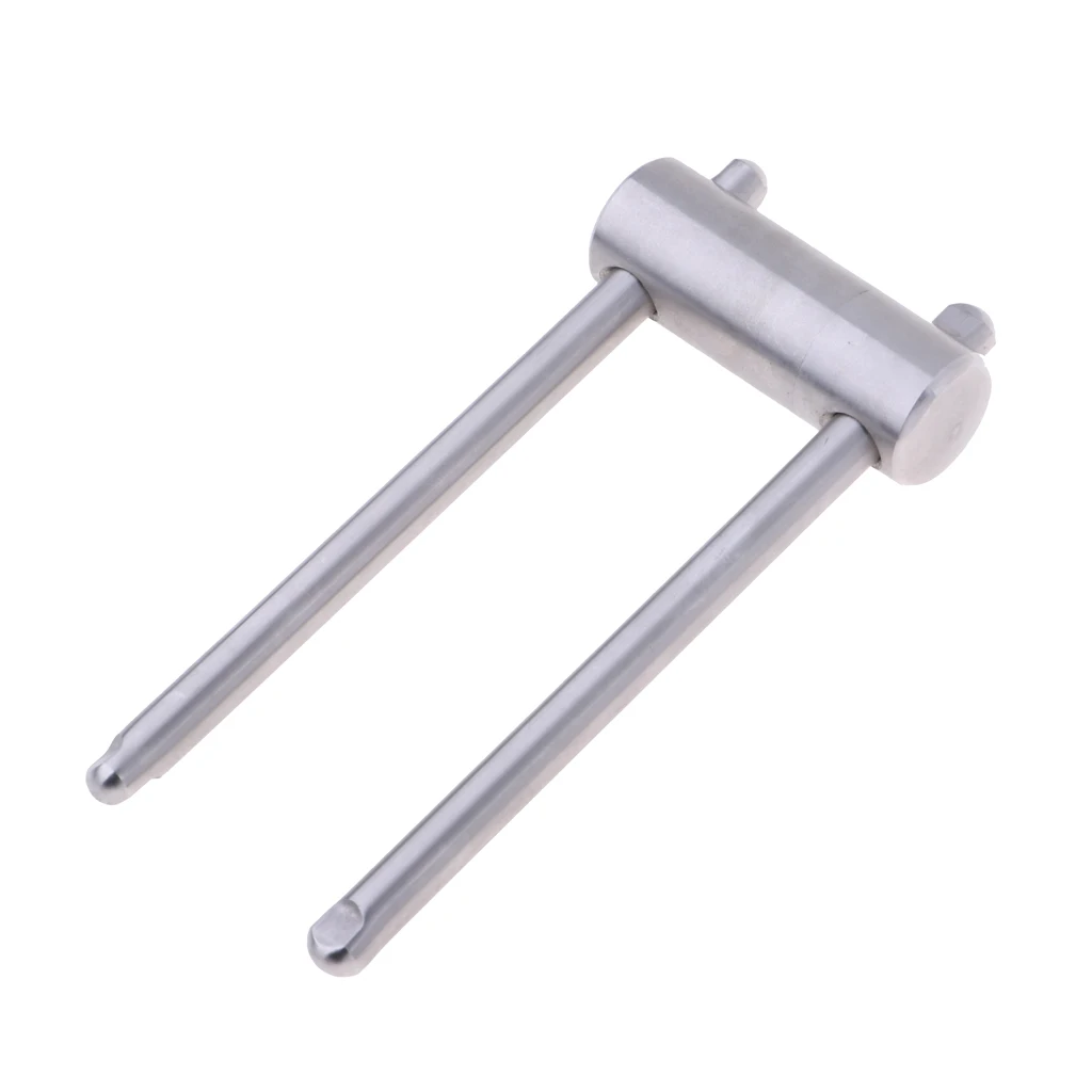 Stainless Steel Pool Snooker Billiards Round Cue Tip Shaper Press Shape Tool-Flat