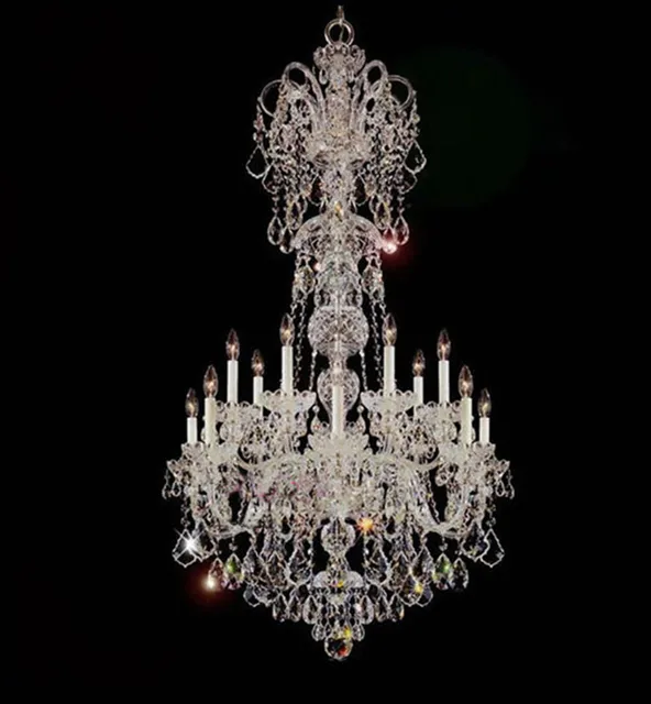 Deplex Building High Quality Crystal Chandelier Lighting D80cm Deplex Building High Quality Crystal Chandelier Lighting D80cm H138cm E14 15 Large Living Room