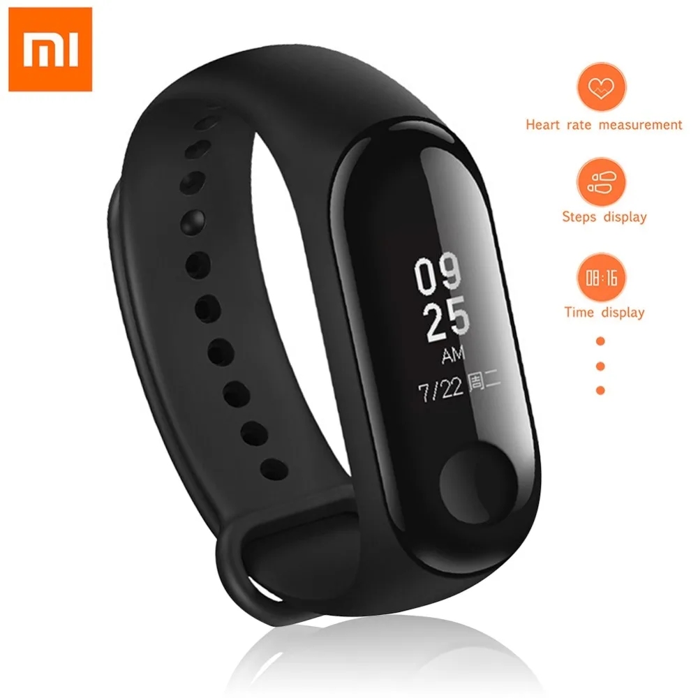 Original Xiaomi Mi Band 3 Smart Bracelet 0.78 inch OLED Instant Message Caller ID Weather Forecate Mi Band 3 Smart band miband 3