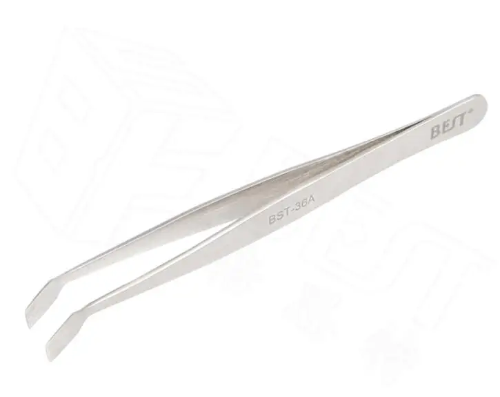 Stainless steel tweezers flat tip tweezers factory BST 36Atweezer tip