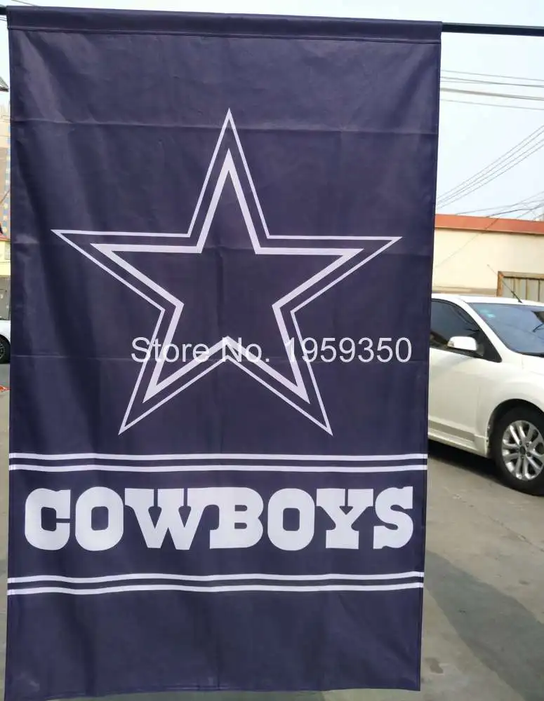 Image Dallas Cowboys HOUSE FLAG VERTICAL BANNER 28