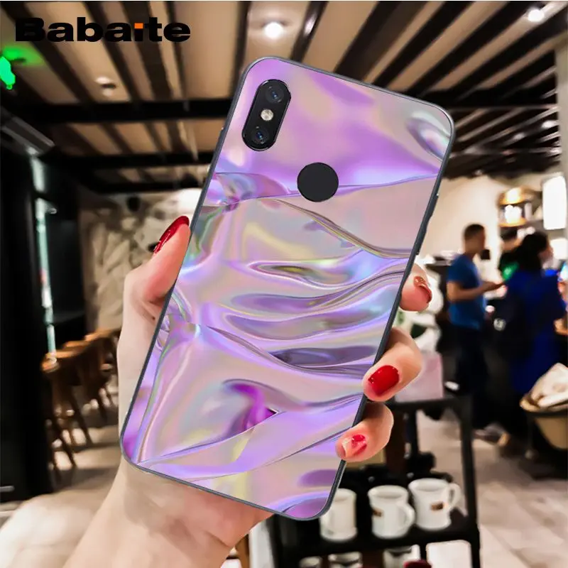 Babaite rainbow iridescent holographic Phone Case Cover for Xiaomi MiA1 A2 lite F1 Redmi8 4X 5Plus S2 Note7 8Pro 5A 6A - Цвет: A6