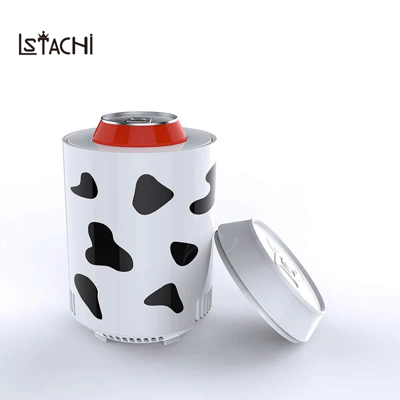 

LSTACHi Portable Mini USB Fridge Cooler DC 5V Travel Refrigerator Portable Electric Icebox Cooler Box Freezer Cooler box bottle