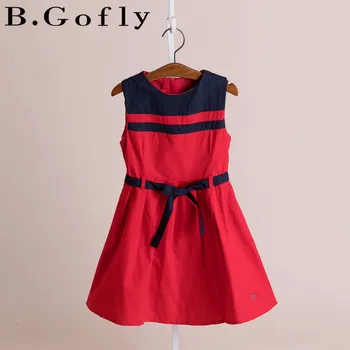 

13 year Child Kids Clothing Costume Red White Vest Toddler Princess Holiday Tank Top Floral Summer Teenager Dresses for Girls