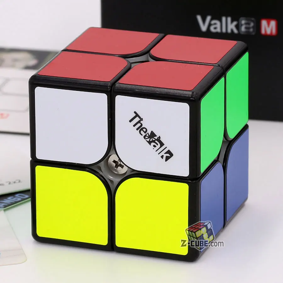 Волшебный куб головоломка QiYi The Valk Магнитный 2x2x2 cube Valk2 M легкая логическая игра скорость карманный Профессиональный развивающие игрушки Подарки Z