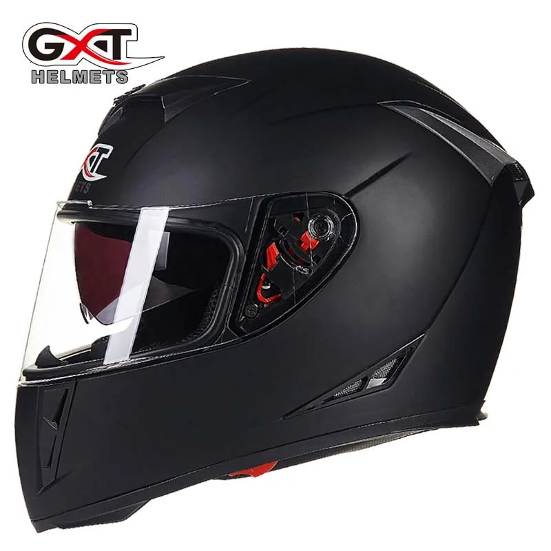 Классический мотоциклетный шлем GXT G358 с черепом на все лицо защитный головной