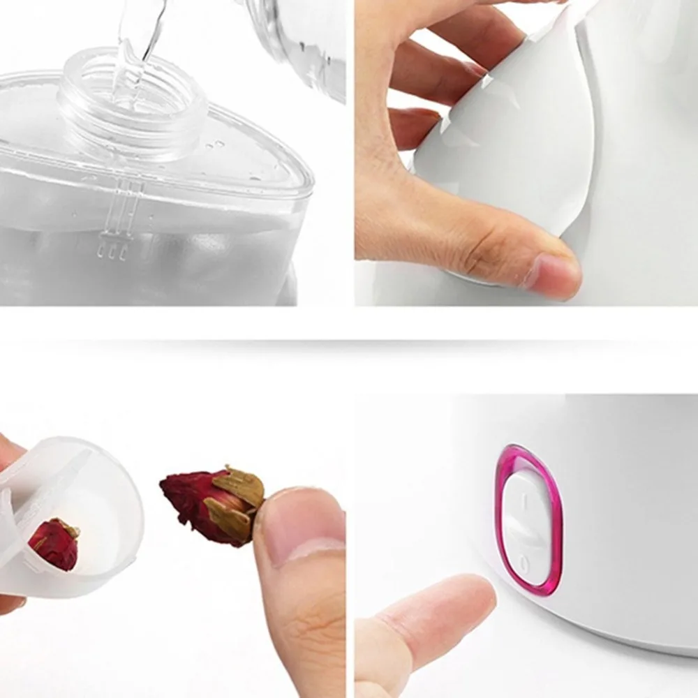 Poros da Pele Venda de Limpeza Portátil Nano Névoa Pulverizador Facial Steamer Lonic Umidificador Hidratante Spa Nova Anti-acne Pimple 10 Umidificador Hidratante Poros Da Pele SPA nova