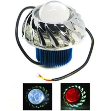 10 шт./лот 12 В 10 Вт мотоцикл светодиодная фара CREE линзы прожекторного типа Ангел глаз дьявол глаз пятно света