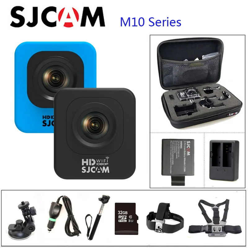 SJCAM M10 Series M10 & M0 WIFI Full HD Mini Action Camera 30M Waterproof Camera 1080P Sport DV Connector Set camera : image SJCAM M10 Series M10 & M0 WIFI Full HD Mini Action Camera 30M Waterproof Camera 1080P Sport DV Connector Set camera