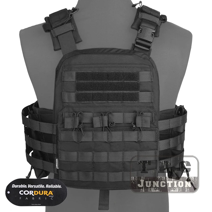 

Emerson Navy CAGE Plate Carrier NCPC Vest EmersonGear Tactical MOLLE Adjustable Vest Doffing Versatile Armor Vest w/Cummerbund