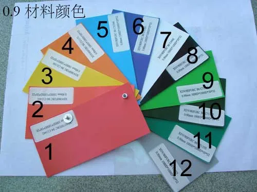 0.9mm material color options