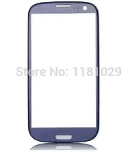 Blue Color Outer Glass Lens for Samsung Galaxy S3 i9300 High Quality New Free Shipping