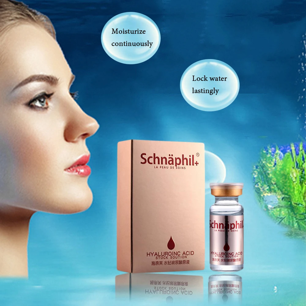 

Schnaphil Hyaluronic Acid Liquid 10ml Snail Pure Extract Moisturization Whitening Rejuvenation FaceCare Cream Serum