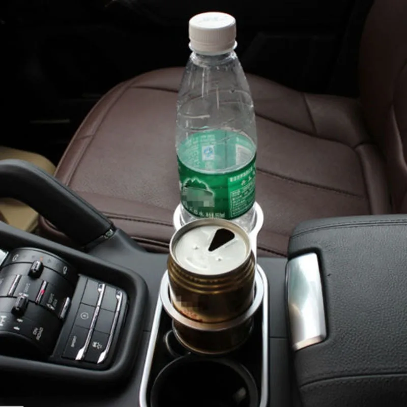 JX-LCLYL Car Seat Seam Wedge Dual Cup Drink Holder Travel Storage Bottle Glass Stand
