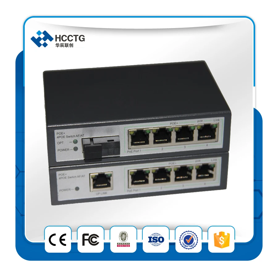 Tw-204ep-e PoE коммутатор 1~ 4 Ethernet Порты и разъёмы 10/100 Мбит/с инжектор Мощность коммутатор PoE