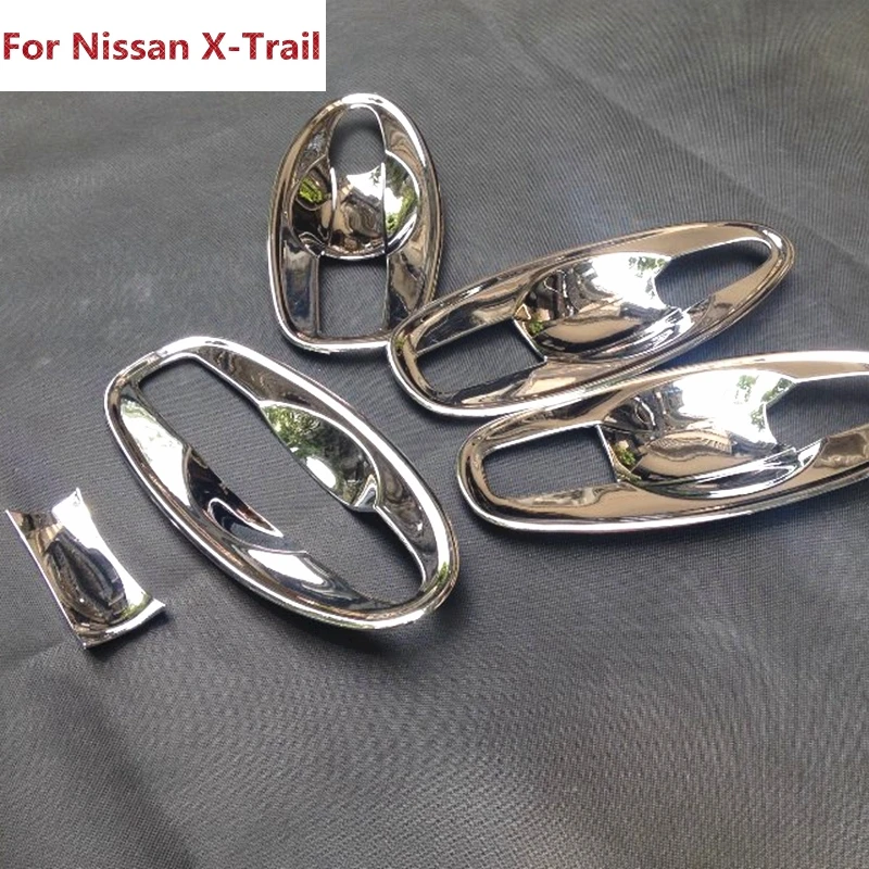 Для Nissan Rogue X Trail 2014 2015 8 шт из нержавеющей стали для автомобиля наружные боковые