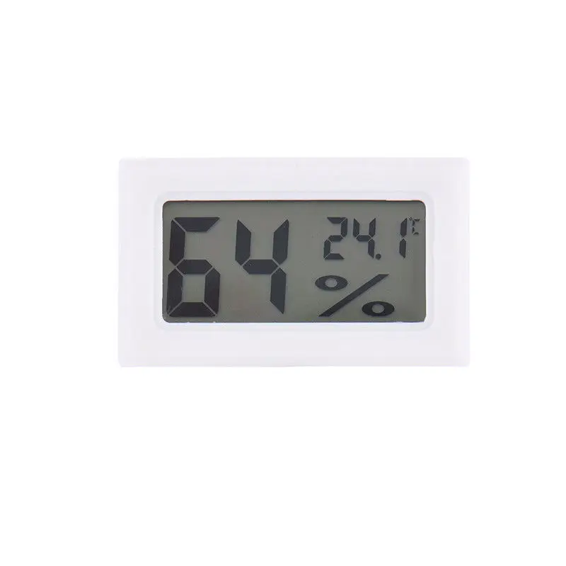 Цифровой LCD Гигрометр Влагомер тестер Температура термометр маленький Размеры