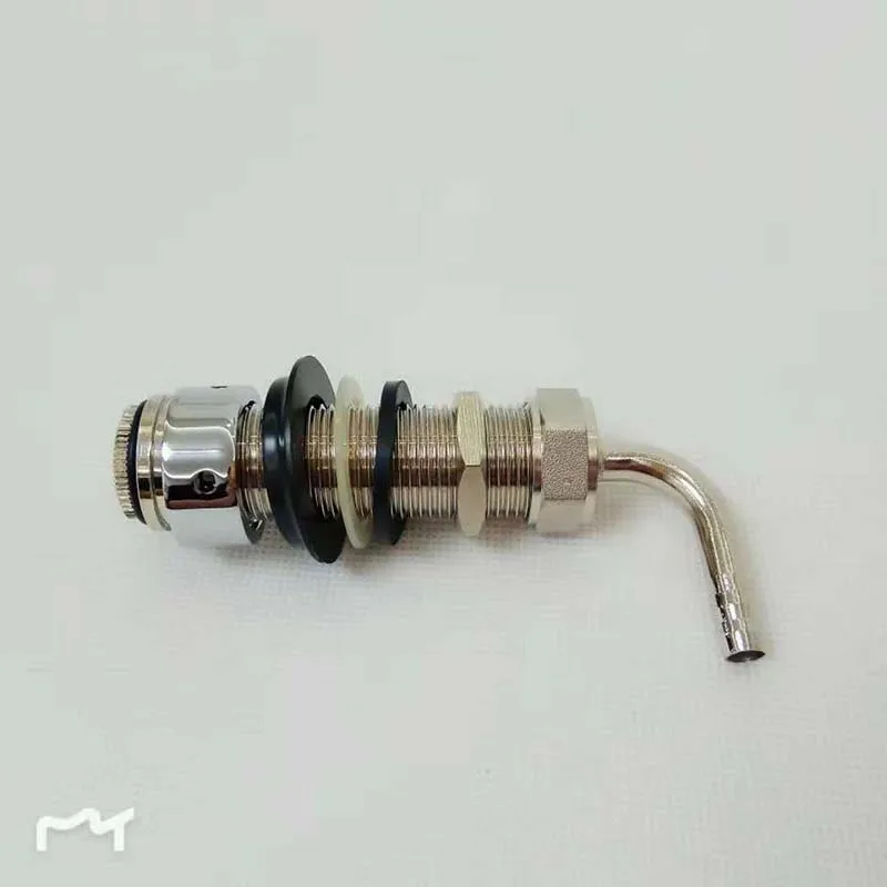 

Free shiping 80mm length Beer Tap Kegerator Faucet Draft Shank with 8mm diameter Elbow for homebrew